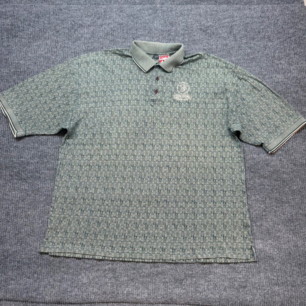 Vintage Disney Grand‎ Floridian Resort Polo Shirt 90s Green Mens XXXL Disneyana